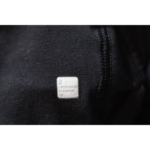 Lululemon W7BDRS Women's Sz 2 Black Inner Glow 3" French Terry Shorts - Picture 4 of 9